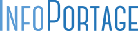 Logo InfoPortage bleu